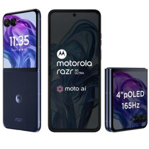 Motorola Razr 50 Ultra 5G 12 GB RAM, 512 GB, Midnight Blue, Mobile Phone with Moto Buds+ Earphone